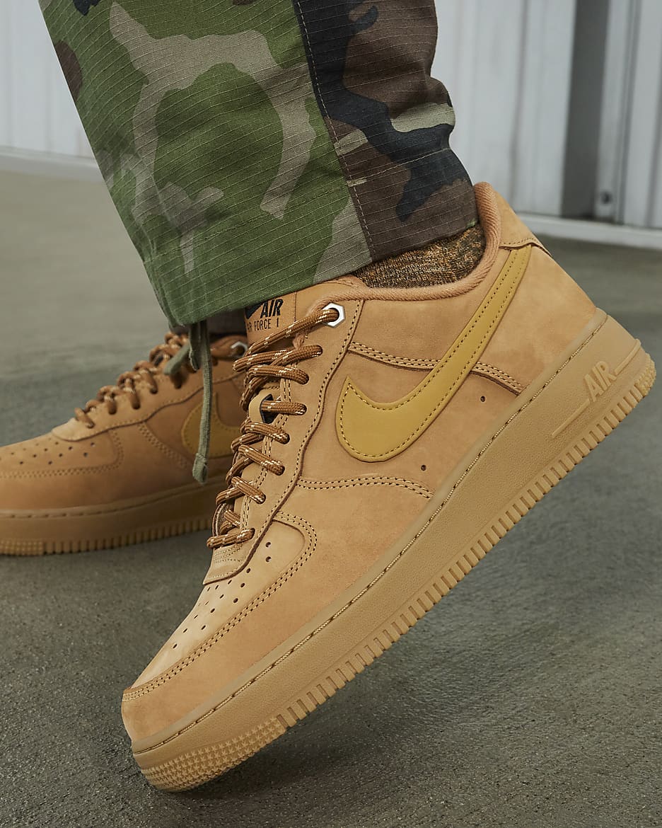 Nike air force 1 wheat flax hotsell